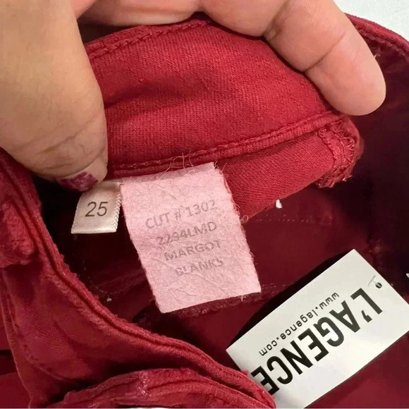 L'AGENCE Margot High Rise Skinny pants wine‎ 25 - Picture 9 of 10